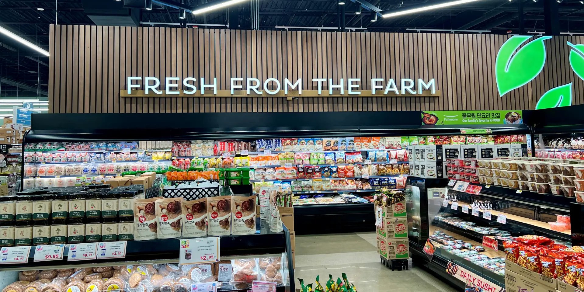 Retail products imported from across Asia